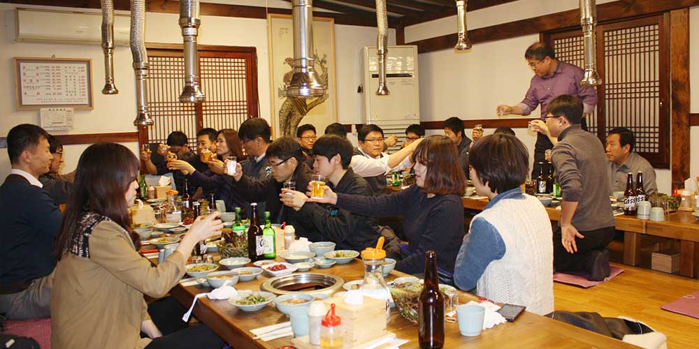 울산공장-2014년-경영전략회의-회의-후-식사(2014.01.03)